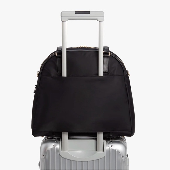 Lo & Sons O.M.G Women's Travel Bag, Black/Gold/Lavender - Picture 5 of 10